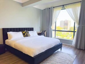 1 bedroom, internet, bed sheets