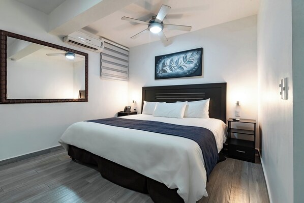 1 bedroom, iron/ironing board, Internet, bed sheets