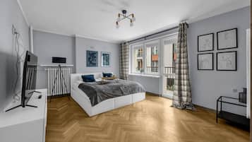 2 Schlafzimmer, Schreibtisch, Bügeleisen/Bügelbrett, kostenloses WLAN