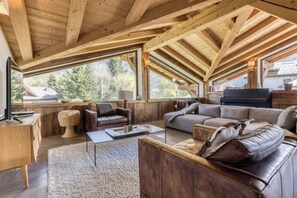 TV, fireplace, offices