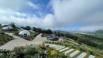 Uitzicht vanuit accommodatie