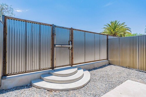 Located downtown this 1 bedroom 1 bathroom is fully remodeled with your own dedicated electric vehicle charger .