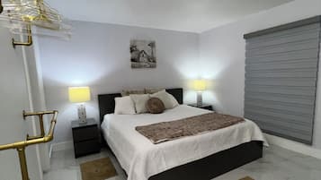 2 bedrooms, iron/ironing board, free WiFi, bed sheets