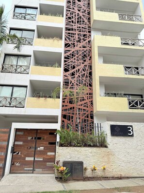 Façade de l’hébergement