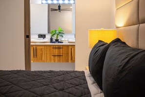 In-room safe, desk, blackout curtains, iron/ironing board