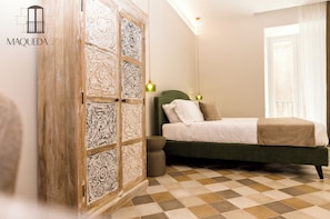 Deluxe Room, 1 King Bed, Balcony, City View | Desk, laptop workspace, free WiFi