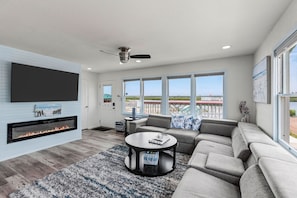 TV connectée, cheminée