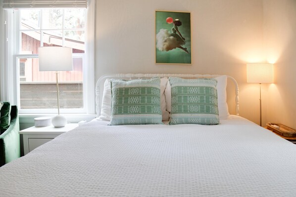 Desk, iron/ironing board, travel cot, free WiFi