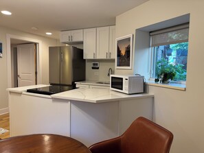 Microwave, oven, stovetop