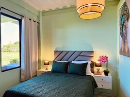 Quarto solteiro, vista para o jardim | Wi-Fi de cortesia