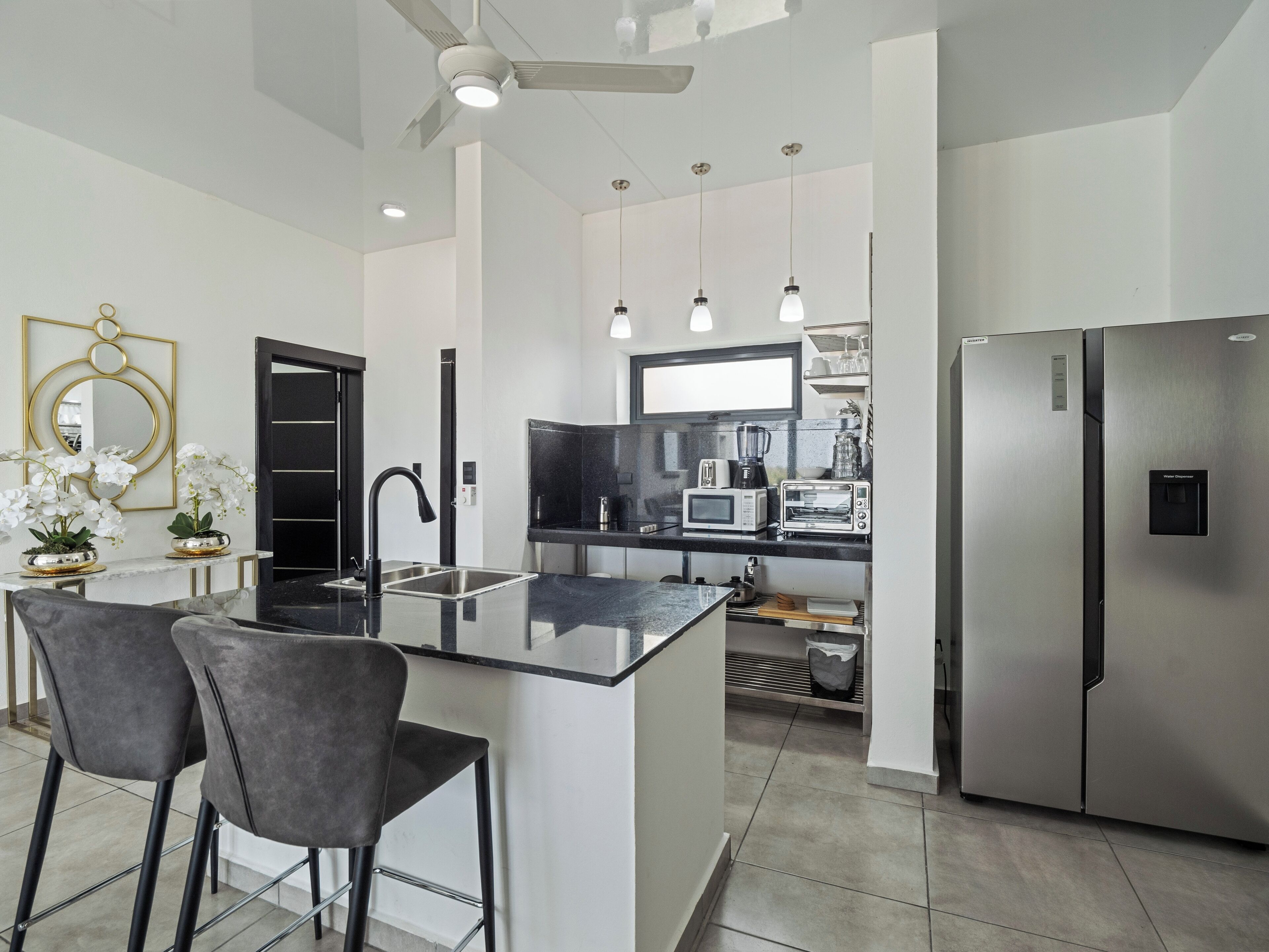 Microondas y parrilla de estufa 