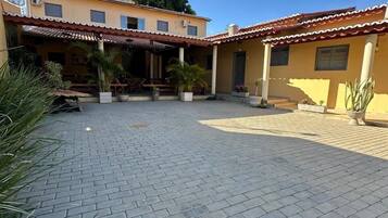 Majoituspaikan julkisivu