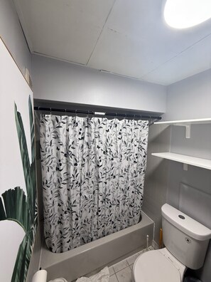 Towels, soap, toilet paper