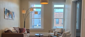 Charming Downtown Apartment with Bluff Views in Historic Decorah.