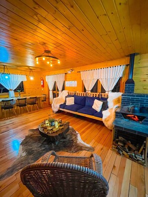 Fireplace, toys