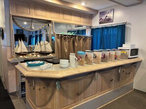 Kontinental frokost er inkludert hver dag