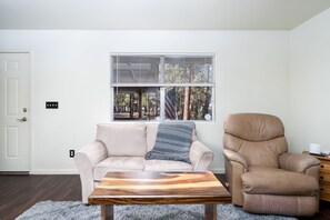 Älytelevisio, takka, kirjoja