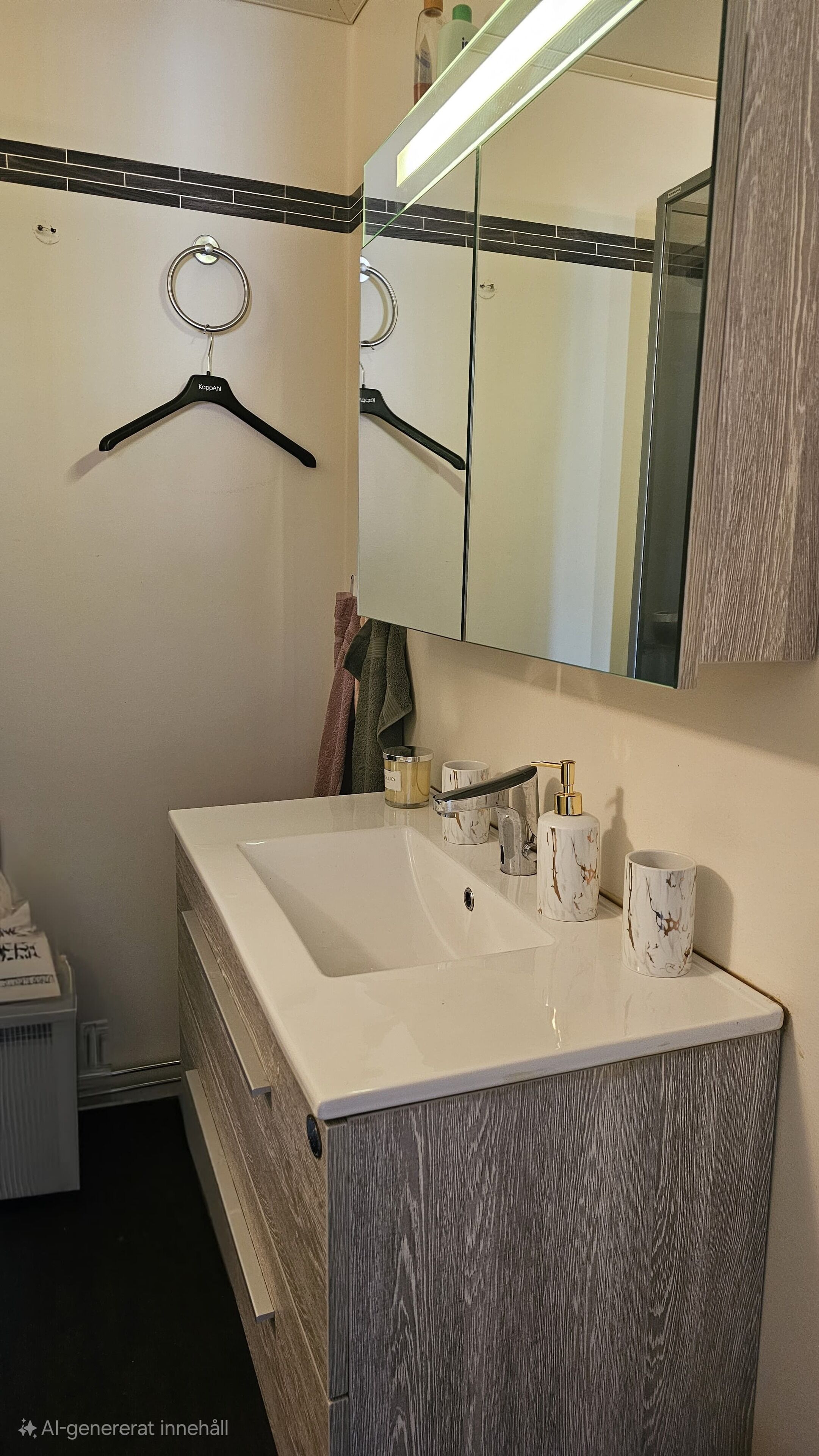 Asciugacapelli, asciugamani, sapone, carta igienica