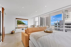 1 habitación, tabla de planchar con plancha, internet y ropa de cama 