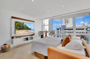 1 bedroom, iron/ironing board, Internet, bed sheets