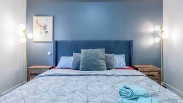 1 chambre, fer et planche Ă repasser, Wi-Fi, draps fournis