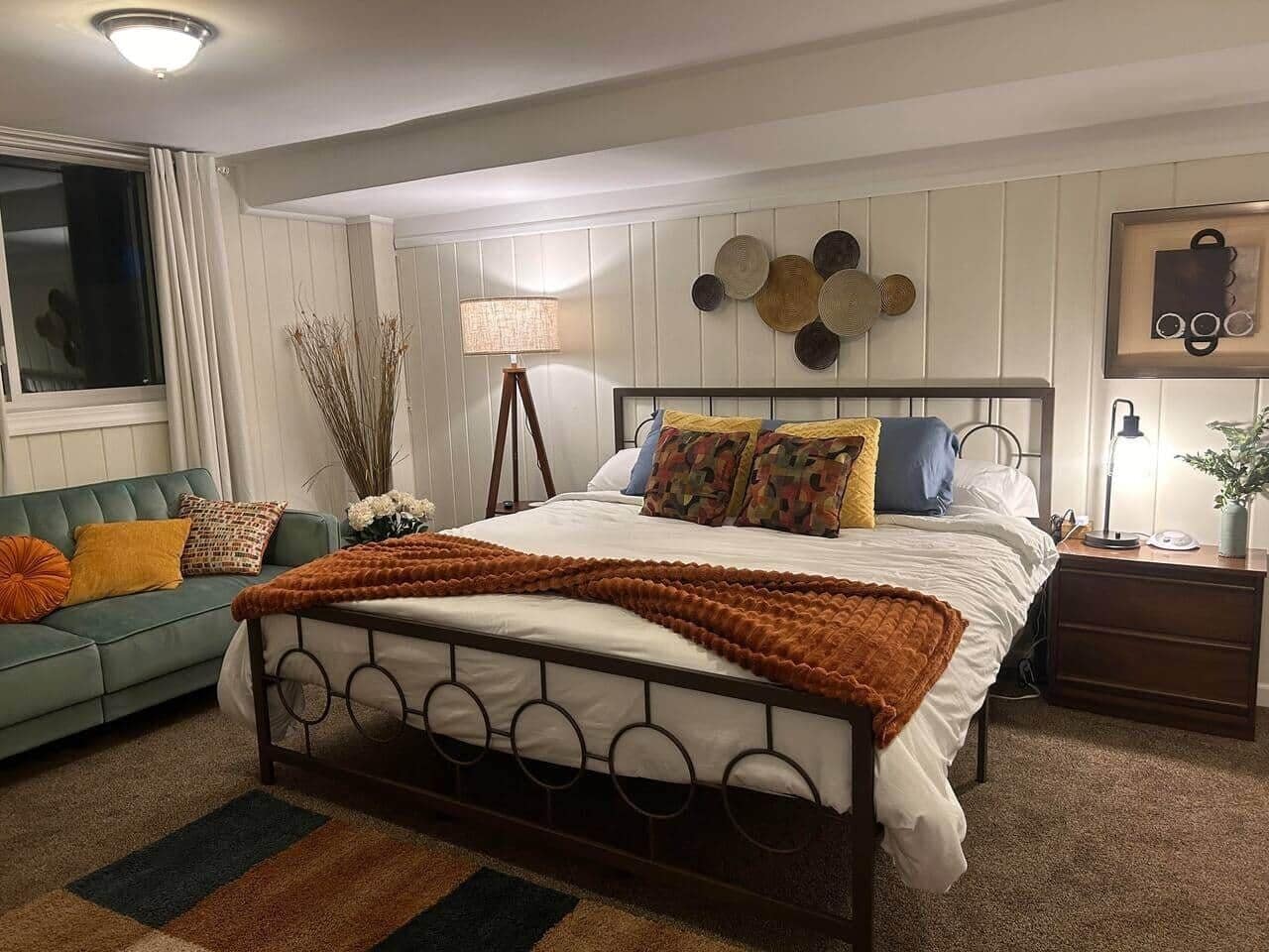 2 chambres, fer et planche à repasser, Wi-Fi, draps fournis