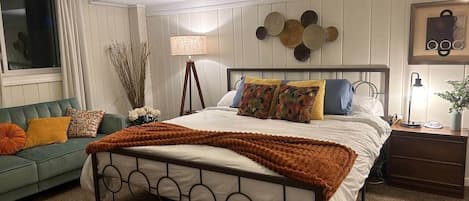 2 chambres, fer et planche Ă repasser, Wi-Fi, draps fournis