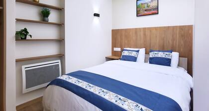 Sunny Studio near métro & Paris with Free Parking(N2)