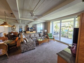 Smart TV, DVD player, books
