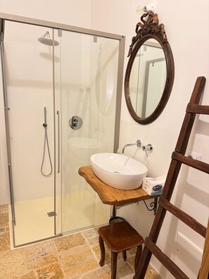Regadera, secadora de cabello, bidet, toallas 