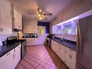 Microwave, stovetop, dishwasher