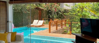 Casa c/ Piscina Privativa, 3 Suítes Sala integrada