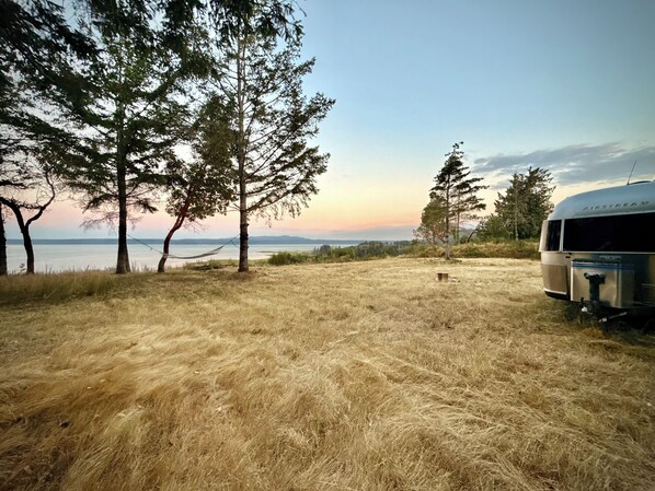 Property grounds - Remodeled 32’ Airstream with incredible water views on large, private acreage (Brinnon)