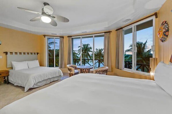 5 bedrooms, iron/ironing board, Internet, bed sheets