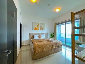 1 bedroom, desk, iron/ironing board, WiFi