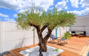 Terrace/patio - Superbe maison avec piscine (Parentis-en-Born)
