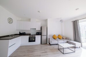 House, Patio | Private kitchen