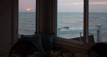 Newly Renovated Lakefront Retreat w/ Unbeatable Lake Erie Views & Private Beach.