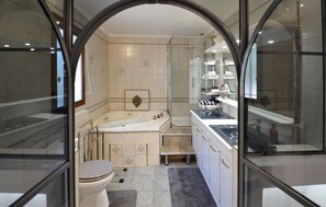 Shower, hair dryer