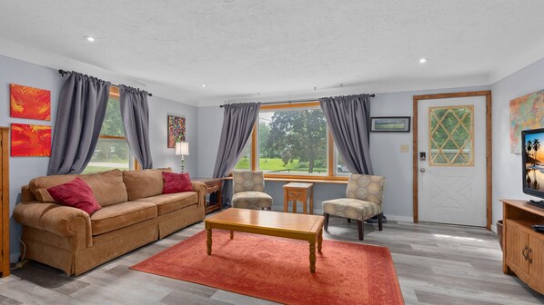 Smart TV, books, video library