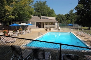 Pool - Treetop Mountain Escape - Fireplace, Views & Pool (Wintergreen Resort)
