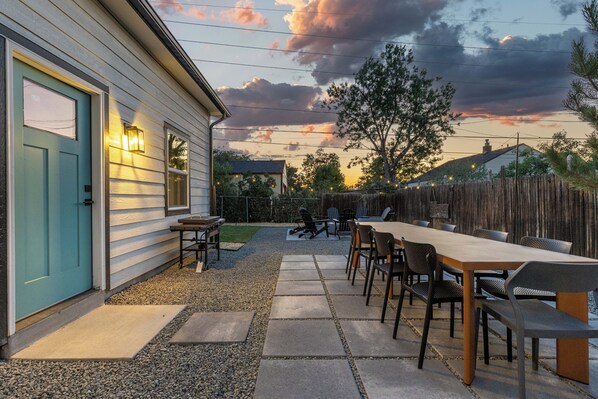 Outdoor dining