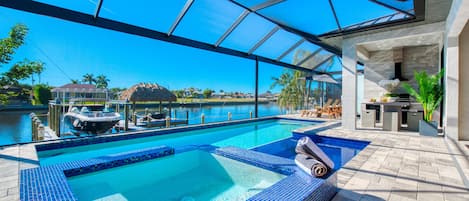 Una piscina climatizada