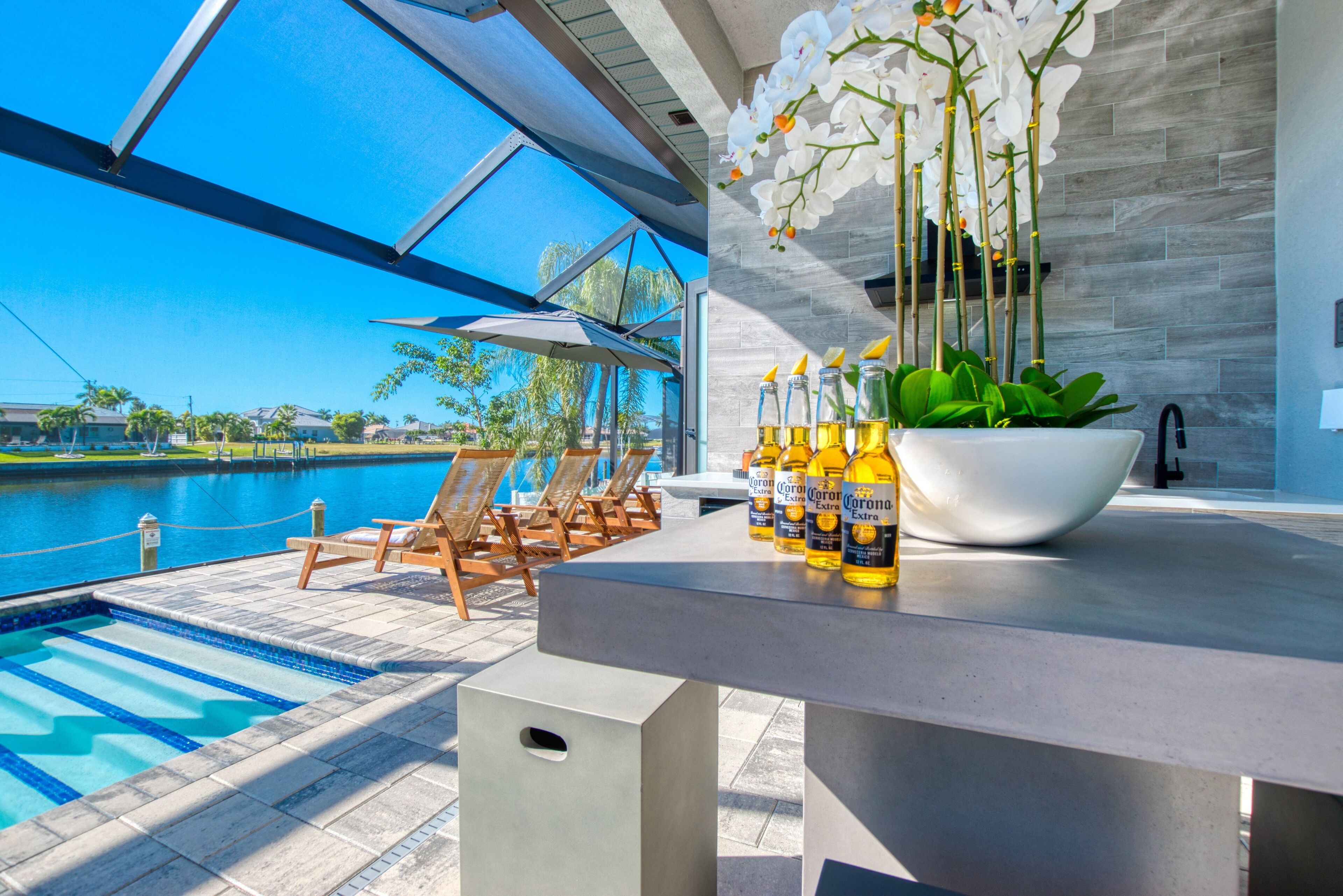 Una piscina climatizada