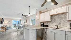 Coffee/tea maker, fridge, microwave, oven - Gone Coastal | Oceanfront | Community Pool (Kill Devil Hills)