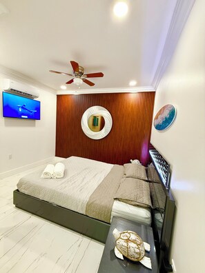 1 habitación, tabla de planchar con plancha, wifi y ropa de cama 