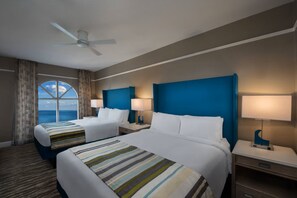 2 bedrooms, in-room safe, iron/ironing board, WiFi