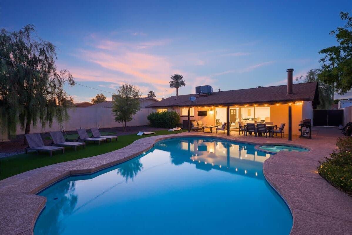 Una piscina climatizada