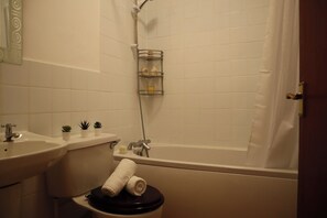 Hair dryer, towels