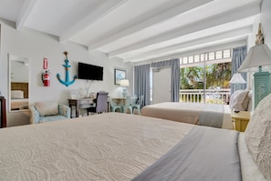 Studio Panoramique, 2 grands lits, balcon